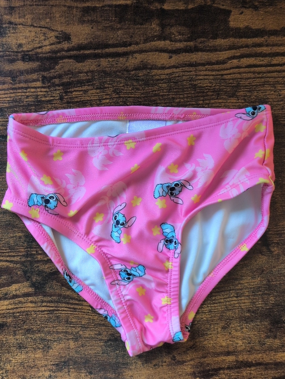 5/$25 Kids Pink Stitch Print Swim Bottoms 5T